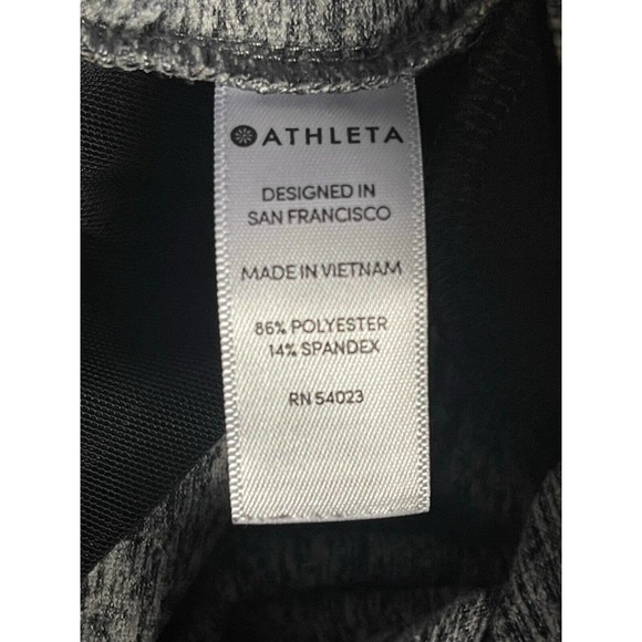 Athleta Womens S Jogger Sweatpants Gray Elastic Waist w Drawstring Zip Pockets - Picture 8 of 11